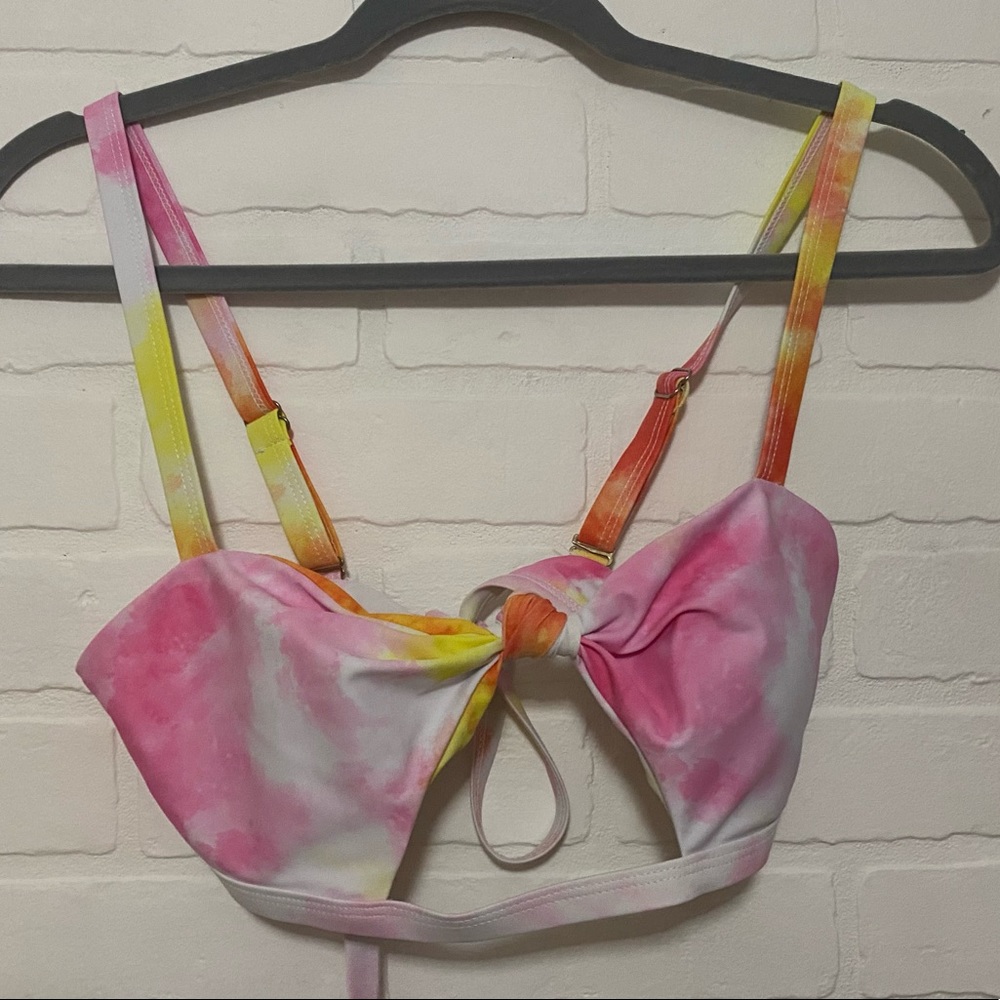 Zaful Tie Dye Swim top